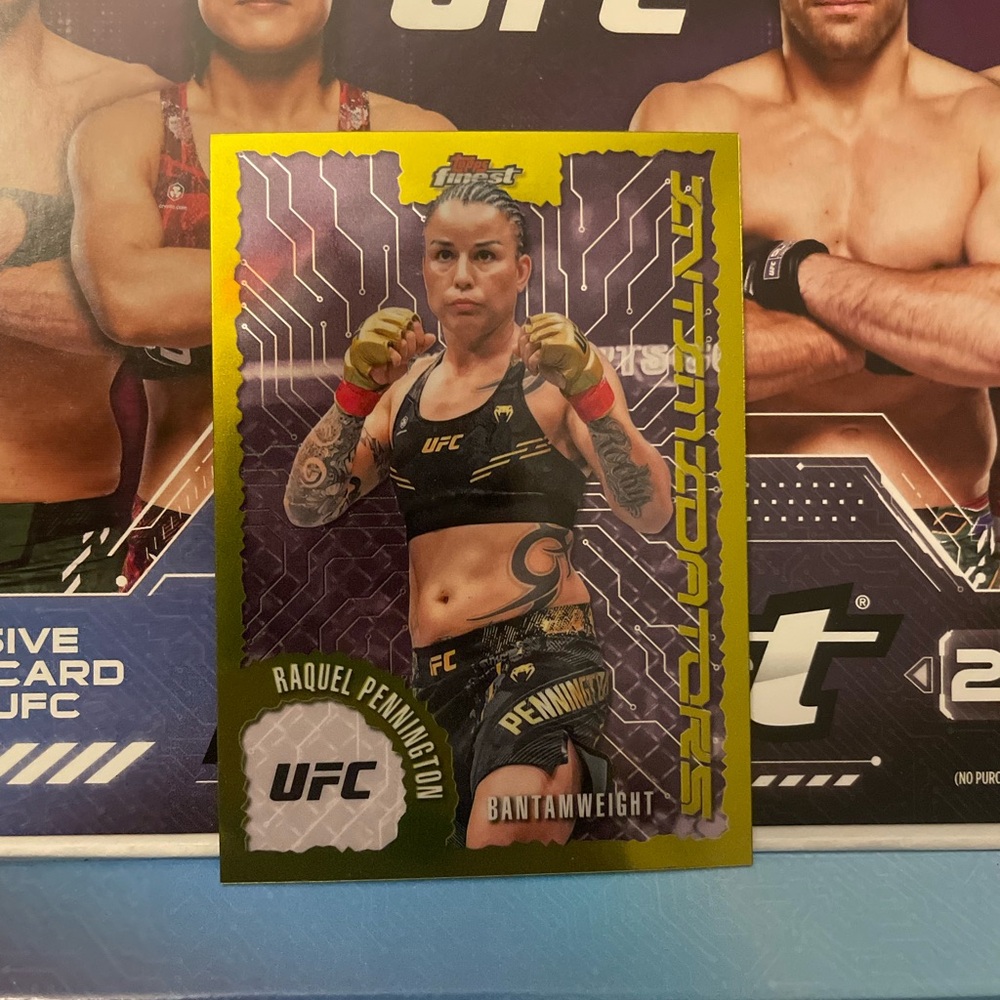 2025 Topps Finest UFC - Intimidators Raquel Pennington #IT-15 Refractor
